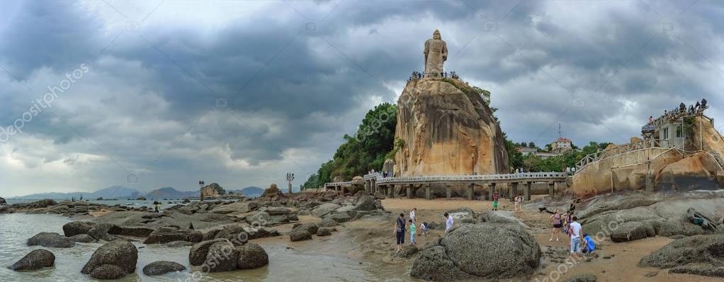 Haoyue Park Zheng Chenggong Statue — Stock Photo © Jinward.qq.com
