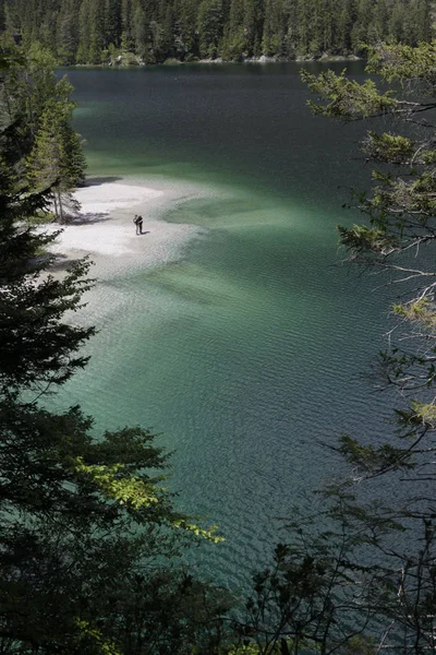 Lago Tovel Adamello Brenta Parque Natural — Fotografia de Stock