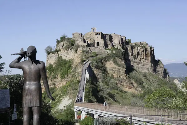 Civita Bagnoregio Panoramablick — Stockfoto