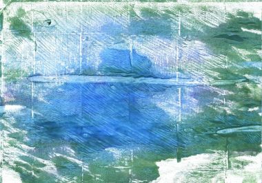 Wintergreen Dream abstract watercolor background clipart