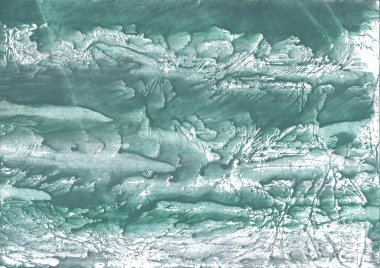 Deniz rengi wash çizim boyama