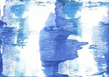 Mavi çizgiler. Soyut suluboya arka plan. Resim dokusu