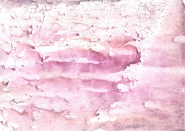 Nazikçe pembe soyut arkaplan. Suluboya boya dokusu