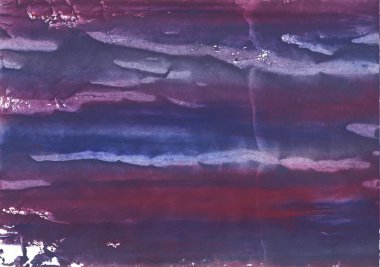 Mor-mavi lekeler. Soyut suluboya arka plan. Resim dokusu