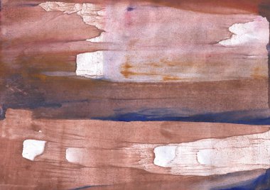 Mavi kahverengi soyutlama. Soyut suluboya arka plan. Resim dokusu