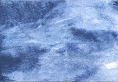 Mavi suluboya. Soyut suluboya arka plan. Resim dokusu