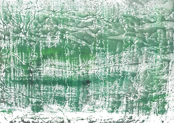 緑の大理石。抽象水彩画の背景。絵画の質感 — ストック写真