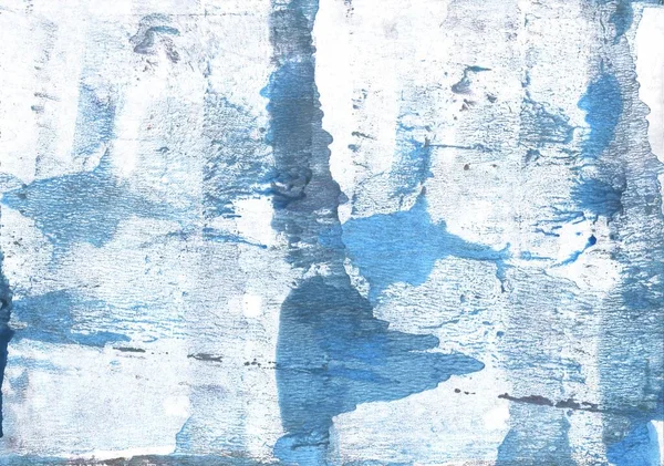 Hellblaues Aquarell. Abstrakter Aquarell-Hintergrund. Malerei Textur — Stockfoto