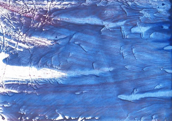 Μπλε υδατογραφία. Αφηρημένο φόντο ζωγραφική. Υδατογραφία — Φωτογραφία Αρχείου