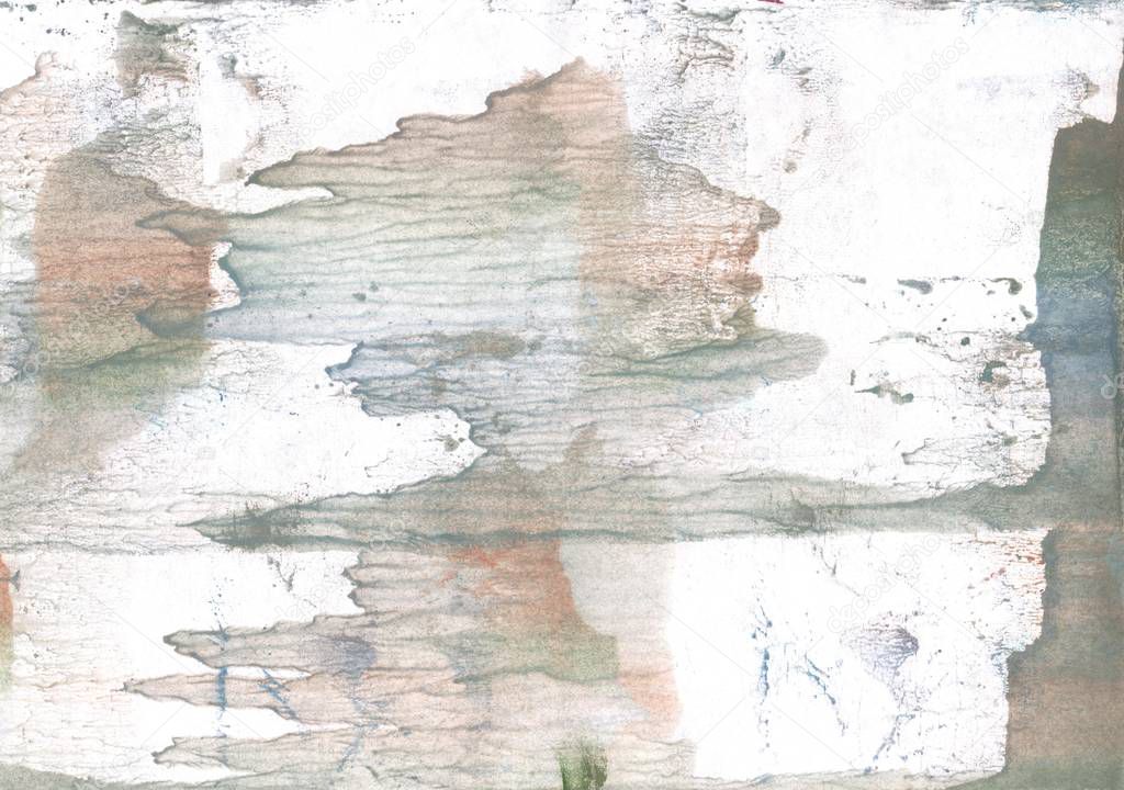 Gray abstract spots. Abstract watercolor background. Painting texture