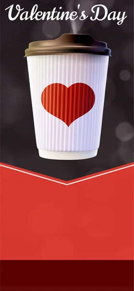 Coffee to Go Valentines Day Flyer Template