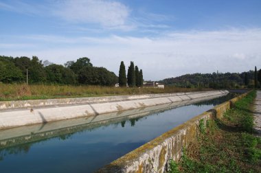 Canale Virgilio near Volta Mantovana, Italy