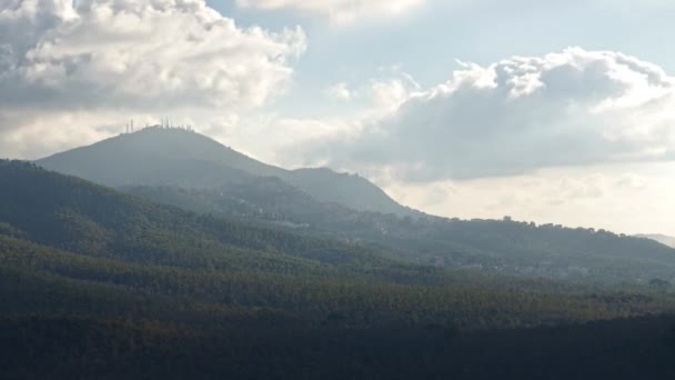 Castelli Romani al atardecer — Vídeo de stock