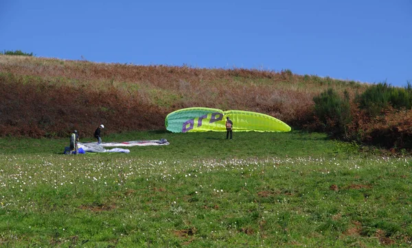 Rocca priora paragliding — Stock Photo, Image