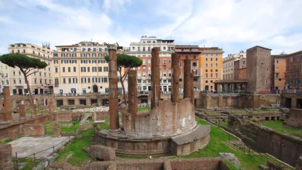 Gebied Sacra in Rome — Stockvideo