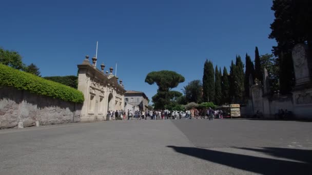 Cerradura aventine Roma — Vídeo de stock