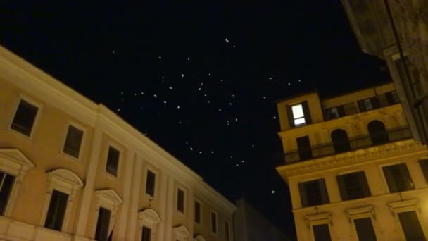 Rome Talya Mayıs 2017 Nsanlar Sırasında Ülke Çapında Notte Dei — Stok video