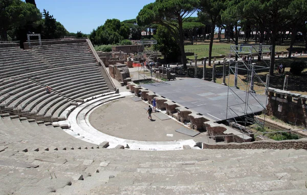 Ostia Antica ancient Roman town — Stock Photo, Image