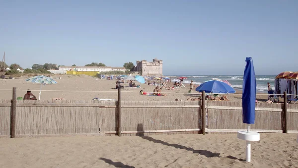 Santa Severa beach, Italië — Stockfoto