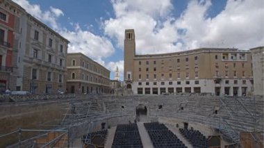 İtalya, Lecce 'deki Roma Amfitiyatrosu