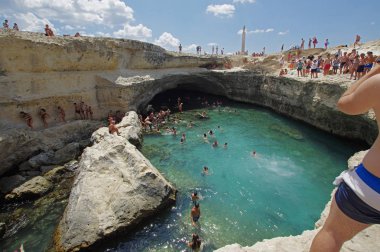 Grotta della poesia, Salento, İtalya