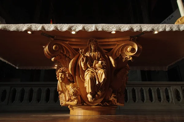 Рельеф жертвенника Христа — стоковое фото
