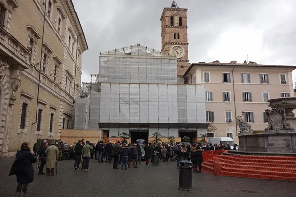 Lando Fiorini Begrafenis — Stockfoto