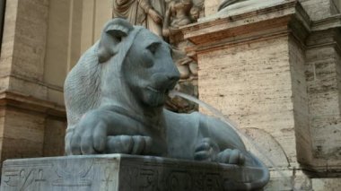 Quirinale bölge, Roma, İtalya'Fontana dell'Acqua Felice, aka Musa çeşme,