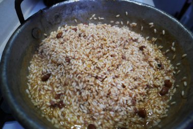 Panissa risotto ve fasulye