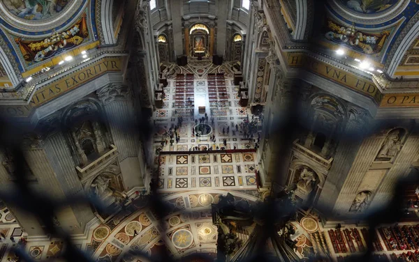 Basílica de São Pedro interior Vaticano — Fotografia de Stock