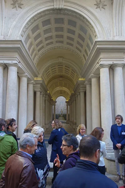 Forcerat perspektiv av Borromini i Rom — Stockfoto