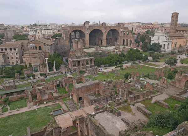 Panoramica Forum Romano — Foto Stock