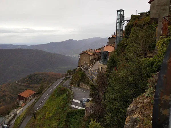 Saracinesco Elevator, Olaszország — Stock Fotó