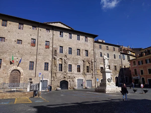 Palestrina Italy February 2020 Statue Renaissance Musician Giovanni Pierluigi Palestrina — Stock Photo, Image