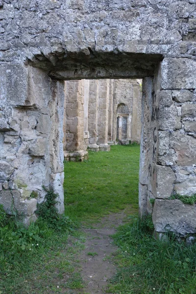 Historická Budova Architekta Bramanteho Století Genazzanu Lazio Itálie — Stock fotografie