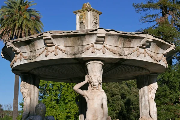 Talya Roma Daki Villa Doria Pamphili Halk Parkındaki Aşk Çeşmesi — Stok fotoğraf