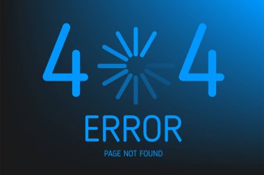 404  error not found page  clipart