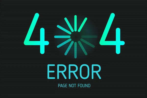 Σφάλμα 404 Δεν Βρέθηκε Σελίδας Εικονίδιο Λήψης Φορέα Σχεδιασμού Μαύρο — Διανυσματικό Αρχείο