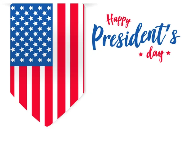 Happy President Day Vector Background Sau Banner Grafic — Vector de stoc