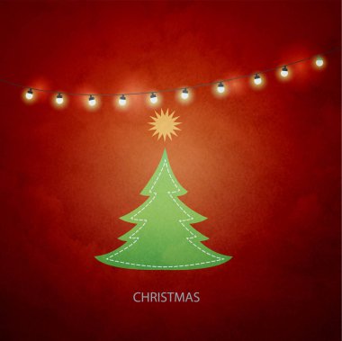 Noel ağacı aplike arka plan