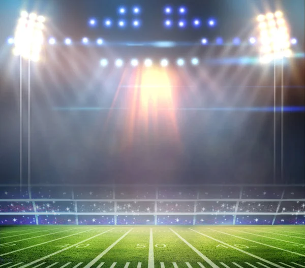 American football stadium 3D. — Stock Photo, Image