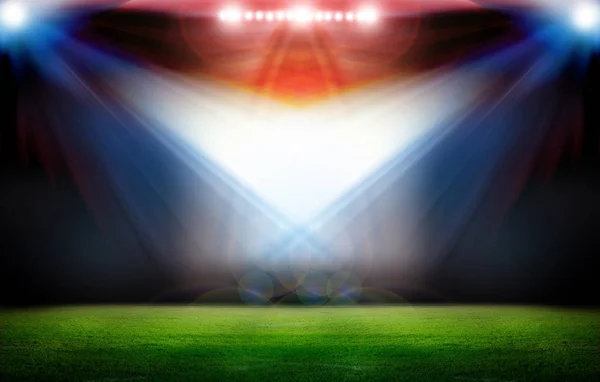 Stadium in lights — Stock Photo, Image