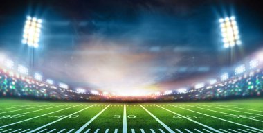 Amerikan Futbol Stadyumu 3D görüntüleme