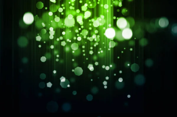 Abstrakte grüne Lichter Hintergrund — Stockfoto