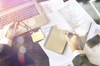 İş modern cihazlar kavramı