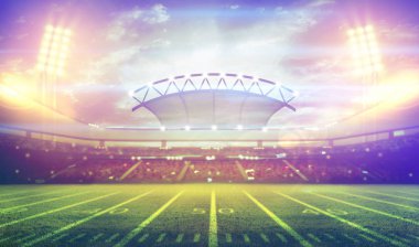 Amerikan Futbol Stadyumu 3d