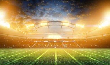 gece ve Futbol Stadyumu