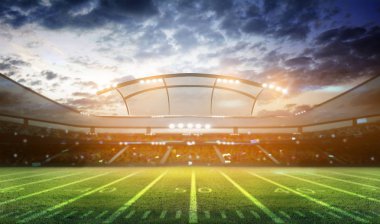 gece ve Futbol Stadyumu