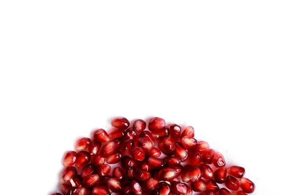 Pomegranate Isolated White — Stock Photo, Image