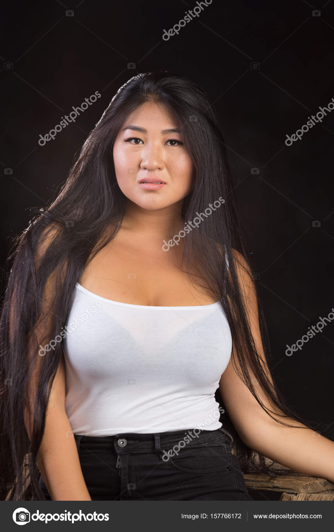 Busty Asian Black